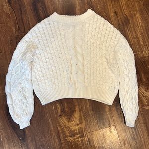 White Knit Sweater